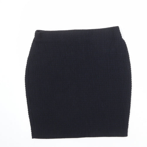 Marks and Spencer Womens Black Polyester Bandage Skirt Size 10