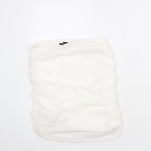 I SAW IT FIRST Womens White Polyester Bandage Skirt Size 12