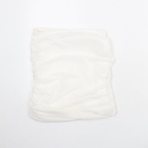 I SAW IT FIRST Womens White Polyester Bandage Skirt Size 12