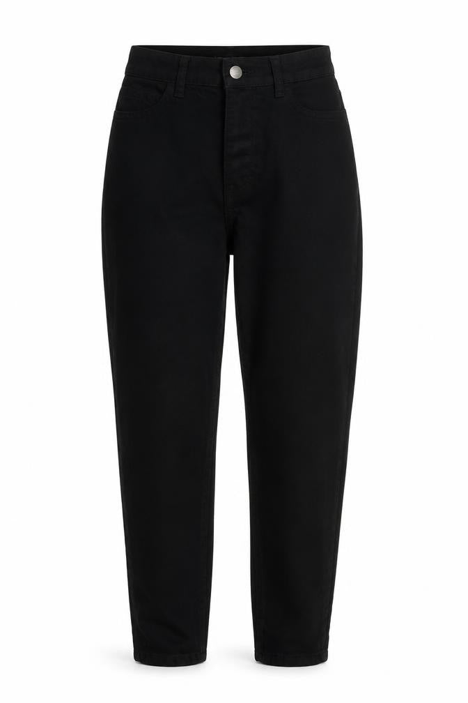 Boohoo Womens Black Cotton Skinny Jeans Size 10 Regular Zip