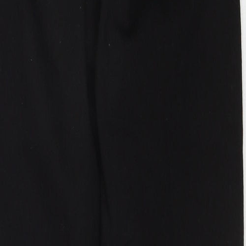 Boohoo Womens Black Cotton Skinny Jeans Size 10 Regular Zip