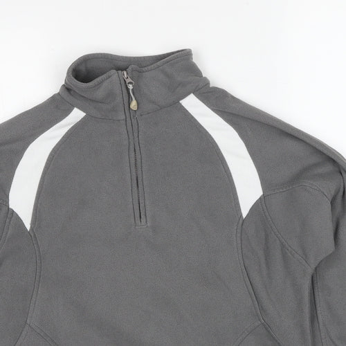 Dare 2B Womens Grey Colourblock Polyester Pullover Sweatshirt Size 12 Pullover