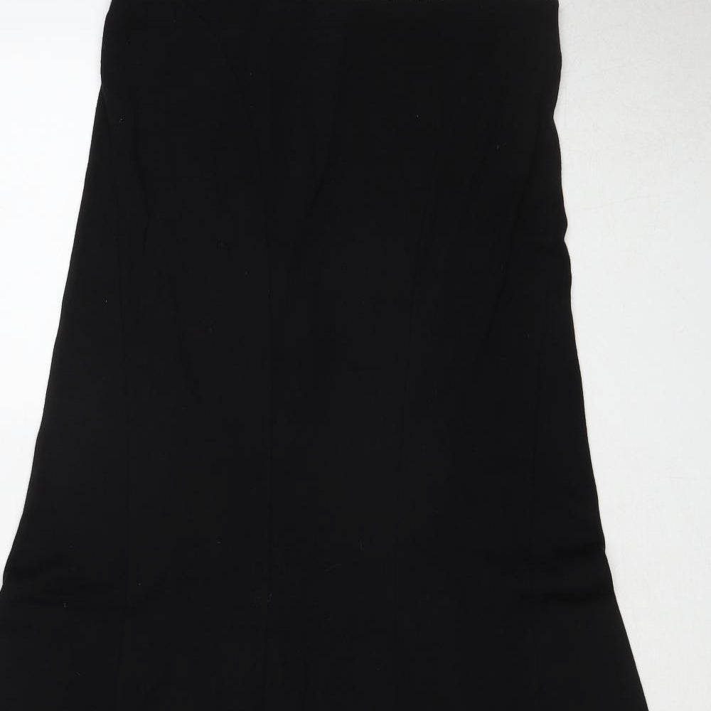 Jigsaw Womens Black Viscose Maxi Skirt Size S