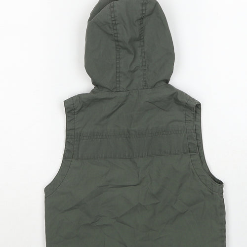 NEXT Boys Green Gilet Jacket Size 3-4 Years Zip