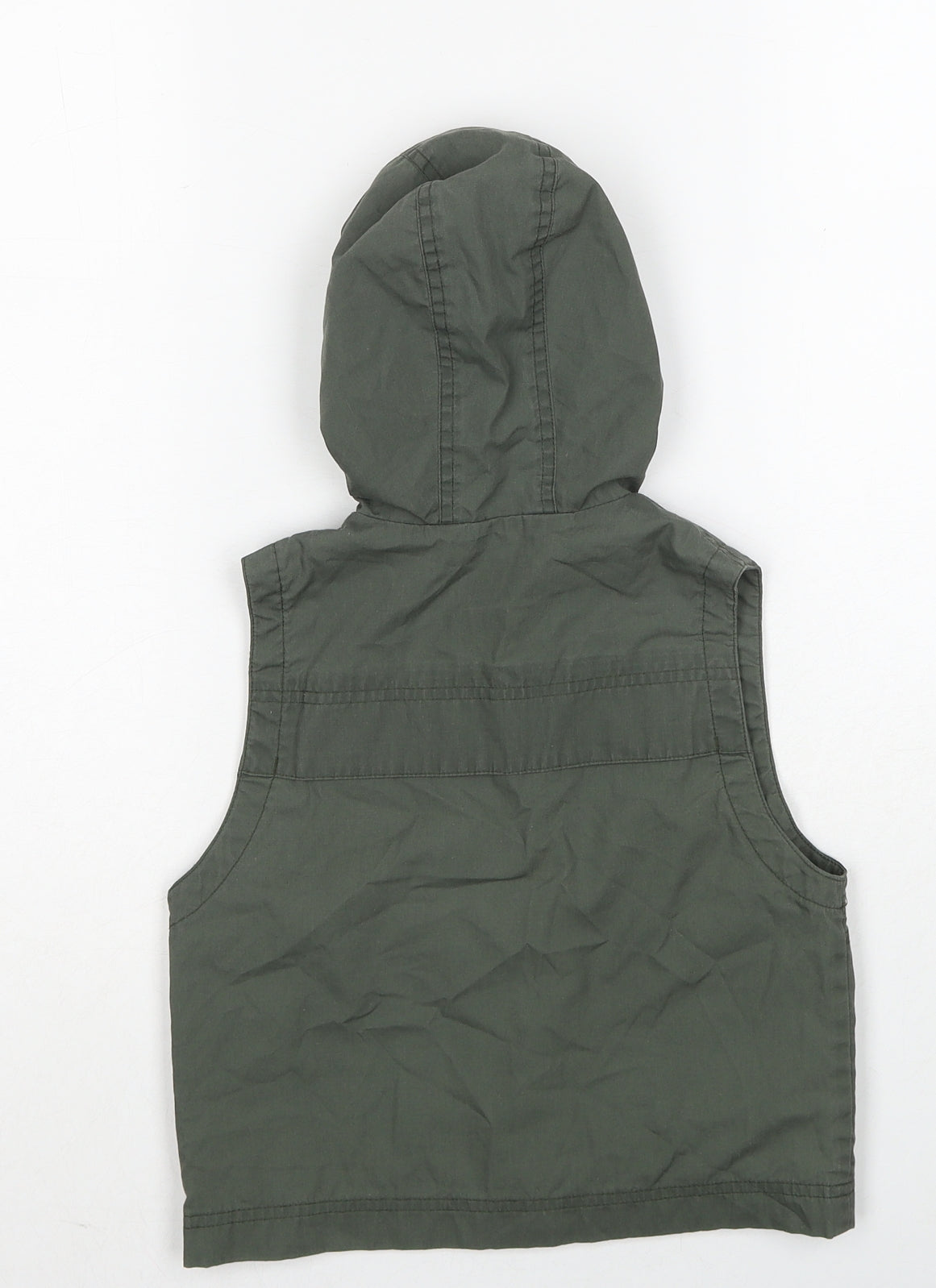 NEXT Boys Green Gilet Jacket Size 3-4 Years Zip