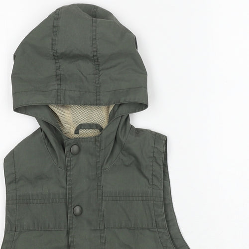 NEXT Boys Green Gilet Jacket Size 3-4 Years Zip