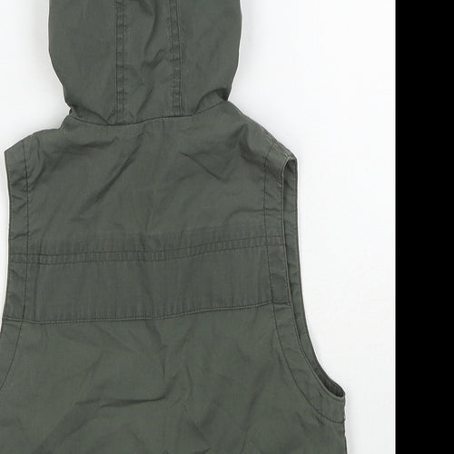 NEXT Boys Green Gilet Jacket Size 3-4 Years Zip