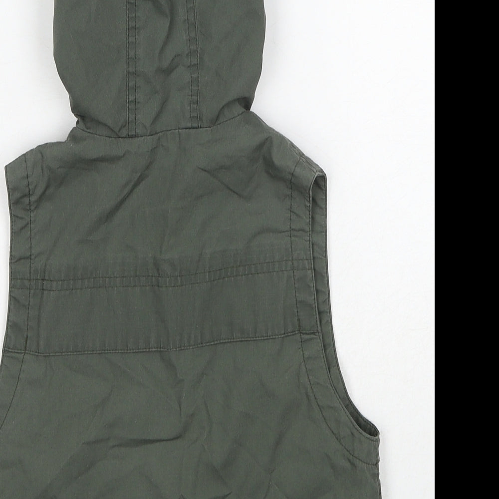 NEXT Boys Green Gilet Jacket Size 3-4 Years Zip