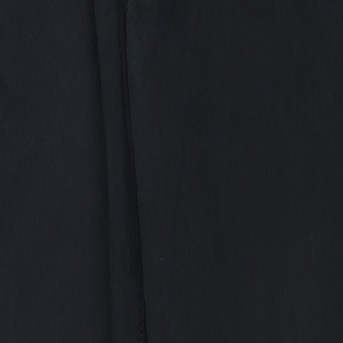 NEXT Mens Black Cotton Straight Jeans Size 36 in Slim Zip