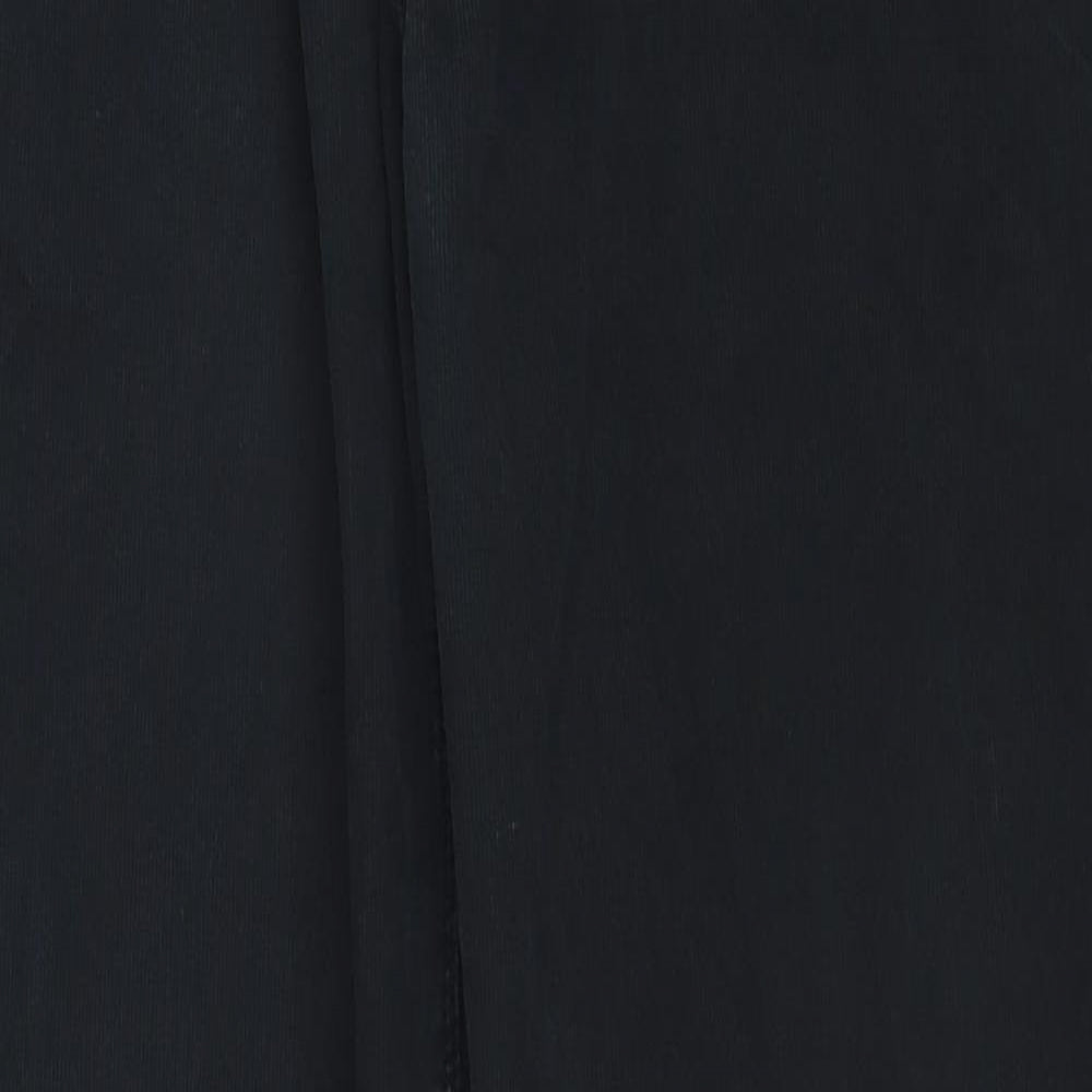 NEXT Mens Black Cotton Straight Jeans Size 36 in Slim Zip