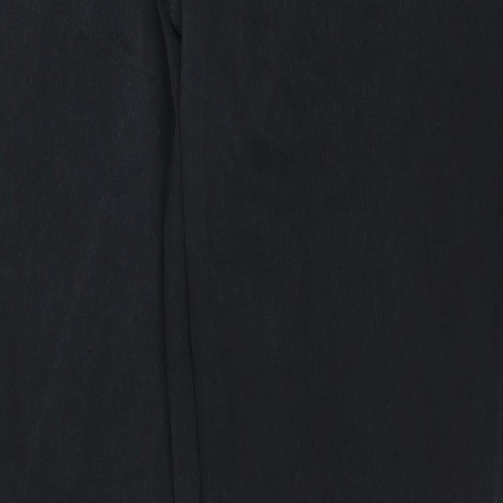 NEXT Mens Black Cotton Straight Jeans Size 36 in Slim Zip