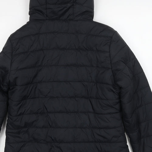 Freedom Trail Womens Black Quilted Jacket Size 14 Zip
