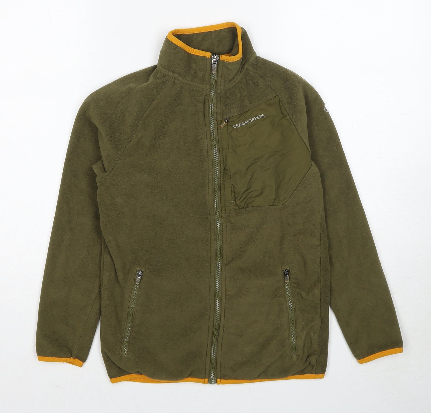 Craghoppers Boys Green Jacket Size 11-12 Years Zip