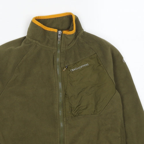 Craghoppers Boys Green Jacket Size 11-12 Years Zip