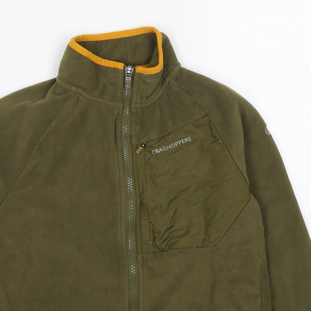Craghoppers Boys Green Jacket Size 11-12 Years Zip
