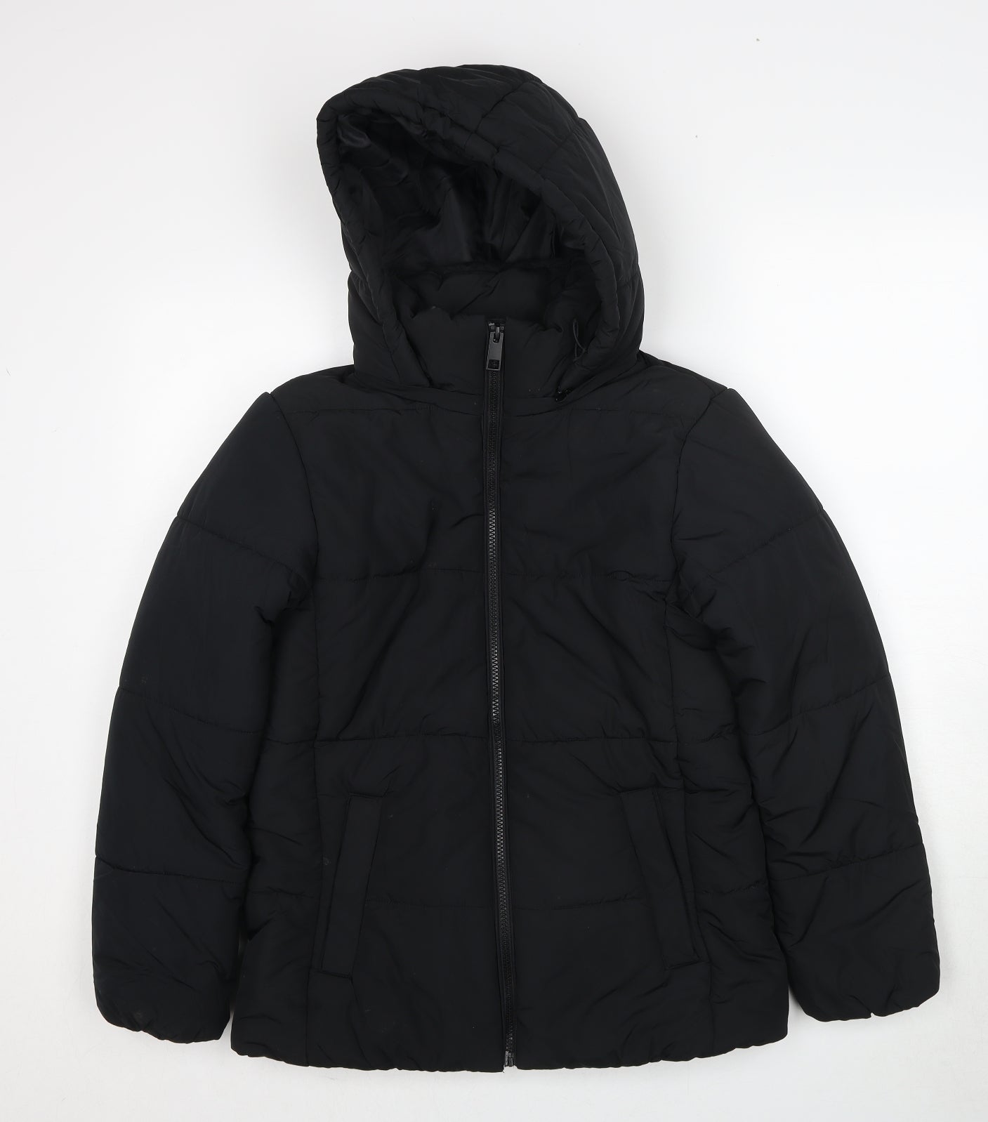 Marks and Spencer Womens Black Jacket Size 8 Zip