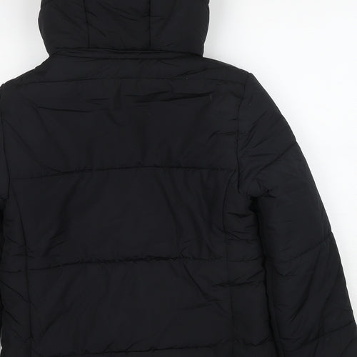 Marks and Spencer Womens Black Jacket Size 8 Zip