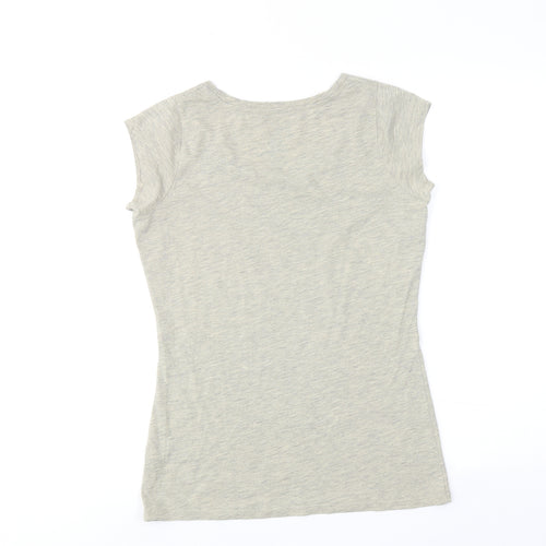 Element Womens Green Polyester Basic T-Shirt Size S Round Neck - Bumper to Bumper