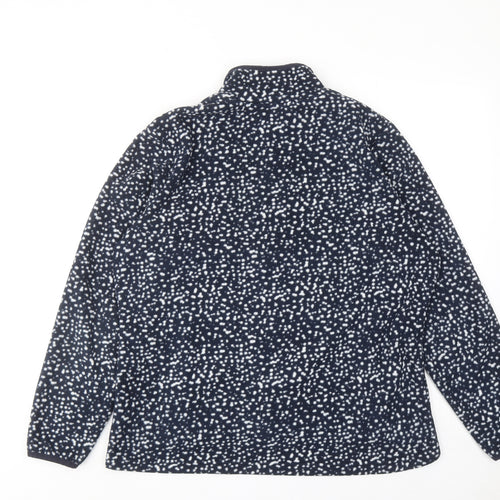 Marks and Spencer Womens Blue Animal Print Jacket Size 18 Zip