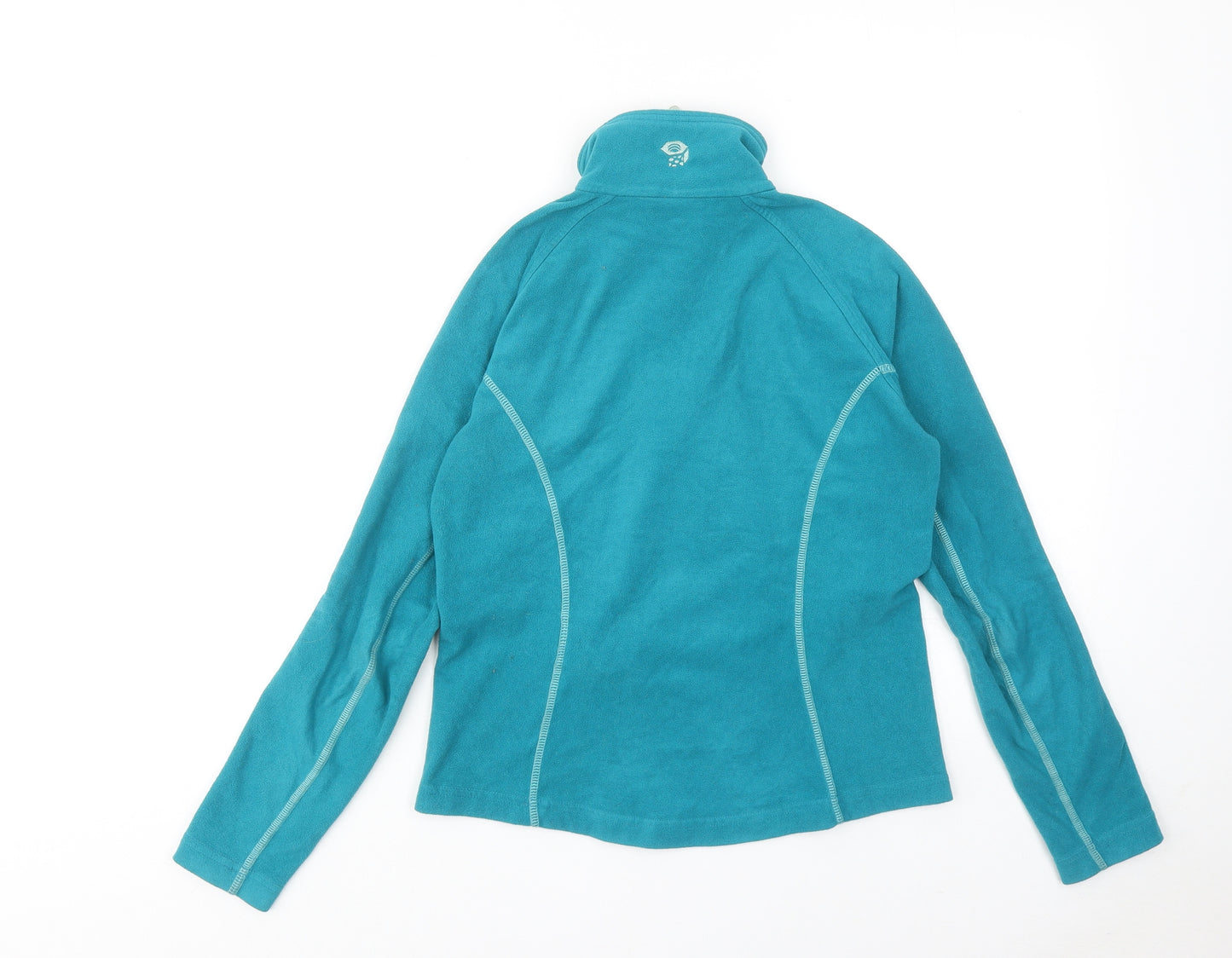 Mountain Hardwear Womens Blue Polyester Pullover Sweatshirt Size XS Zip