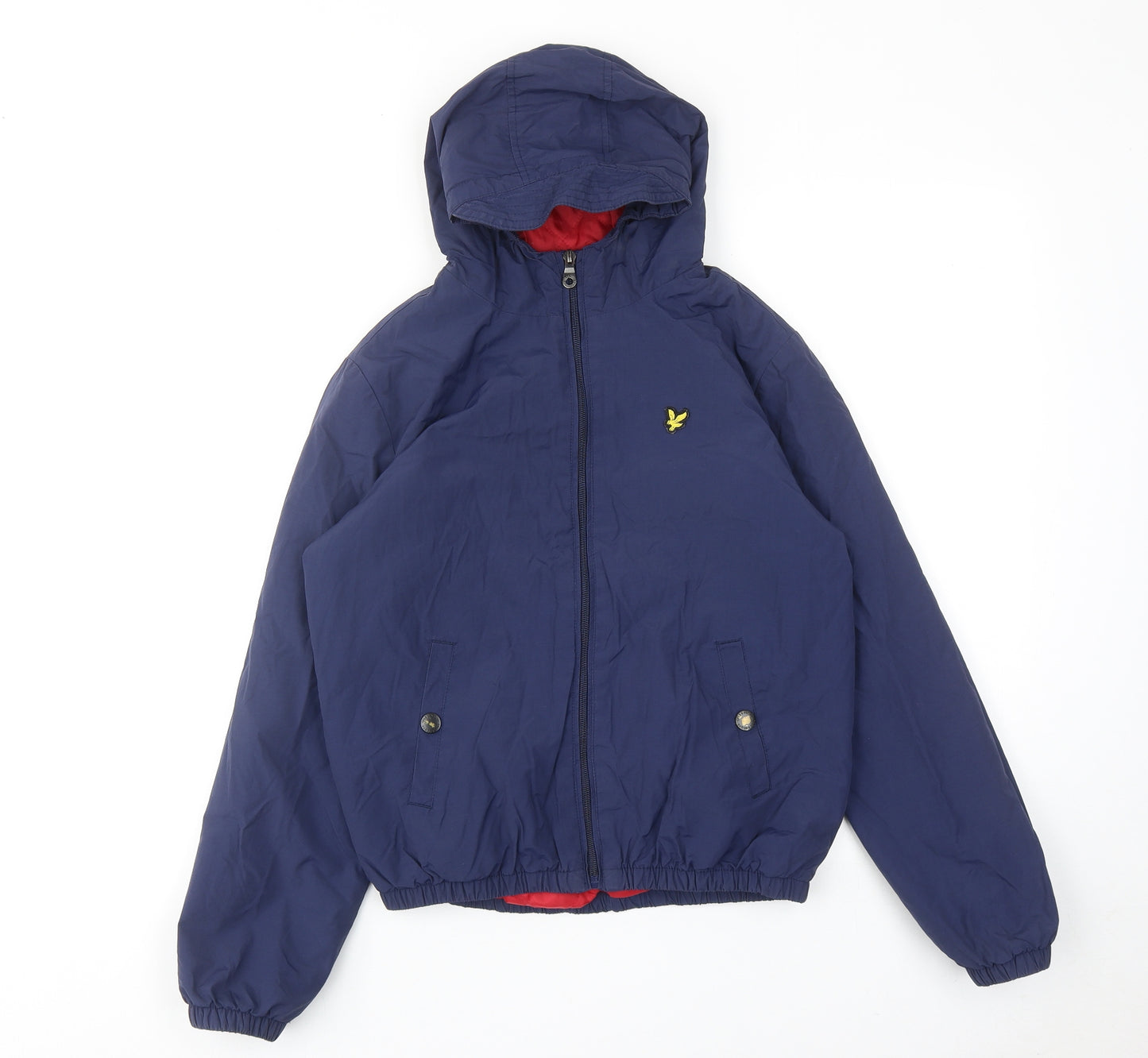 Lyle & Scott Boys Blue Windbreaker Jacket Size 12-13 Years Zip