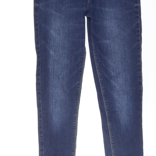 NEXT Girls Blue Cotton Jegging Jeans Size 13 Years Regular Pullover