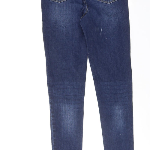 NEXT Girls Blue Cotton Jegging Jeans Size 13 Years Regular Pullover