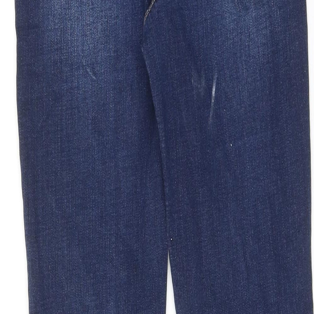 NEXT Girls Blue Cotton Jegging Jeans Size 13 Years Regular Pullover