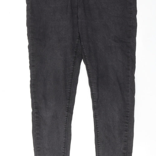 Simply Be Womens Black Cotton Jegging Jeans Size 14 Regular
