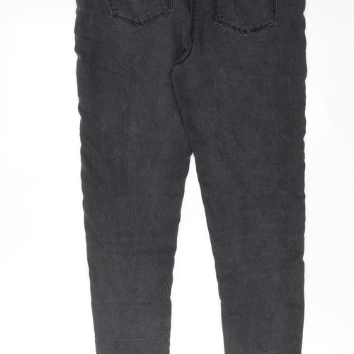 Simply Be Womens Black Cotton Jegging Jeans Size 14 Regular