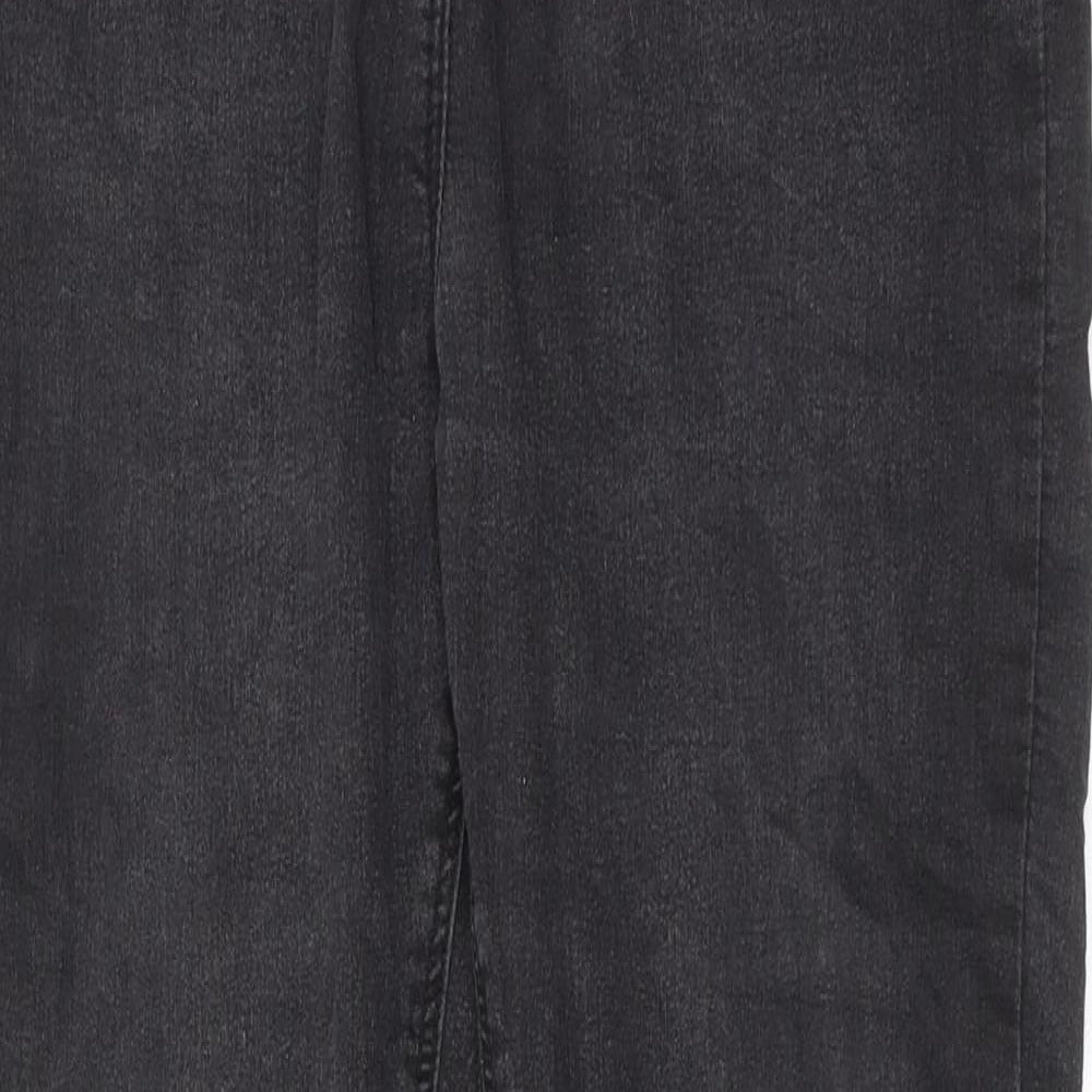 Simply Be Womens Black Cotton Jegging Jeans Size 14 Regular