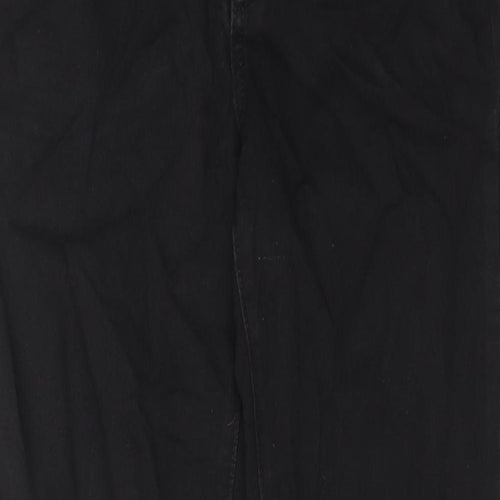 NYDJ Womens Black Cotton Skinny Jeans Size 8 Regular Zip