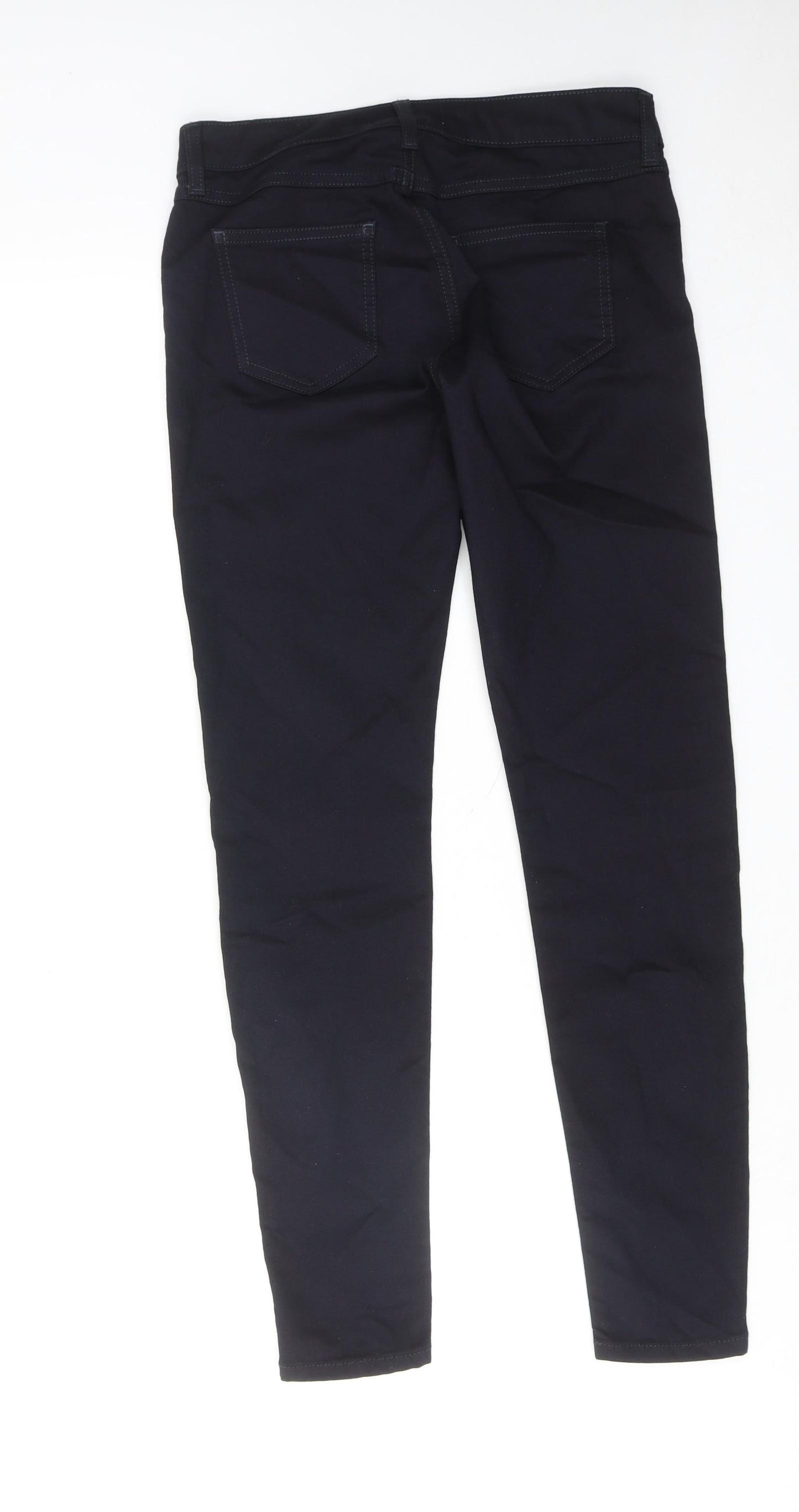 Limited Collection Womens Blue Cotton Skinny Jeans Size 10 Regular Zip