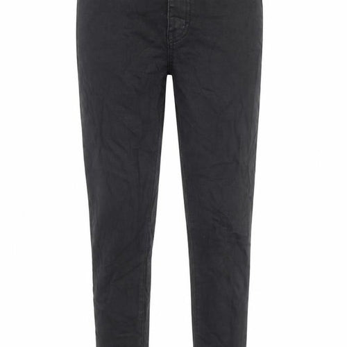 Topshop Womens Black Cotton Skinny Jeans Size 26 in L30 in Regular Zip