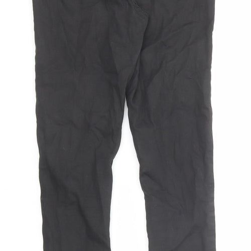 Topshop Womens Black Cotton Skinny Jeans Size 26 in L30 in Regular Zip
