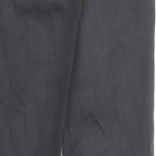 Topshop Womens Grey Cotton Skinny Jeans Size 28 L32 in Regular Zip