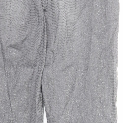 Robell Womens Grey Cotton Skinny Jeans Size 16 Regular Zip