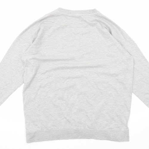 AX Paris Womens Grey Polyester Pullover Sweatshirt Size S Pullover - Size S-M