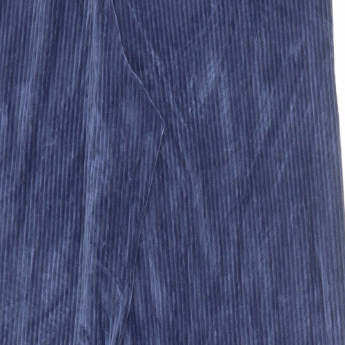 NRBY Womens Blue Cotton Trousers Size M Regular