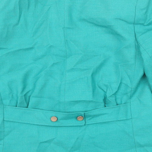 Windsmoor Womens Green Jacket Blazer Size 8 Button