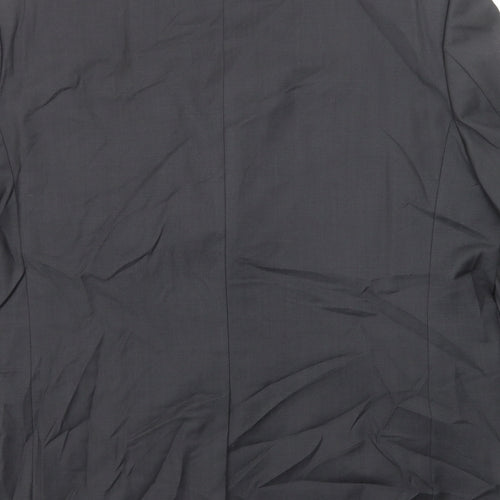 Marks and Spencer Mens Grey Wool Jacket Suit Jacket Size 46 Regular