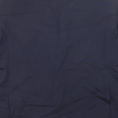 Burton Mens Blue Polyester Jacket Suit Jacket Size 48 Regular
