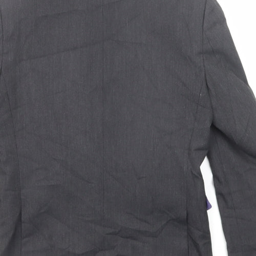 Marks and Spencer Mens Grey Polyester Jacket Suit Jacket Size 36 Regular