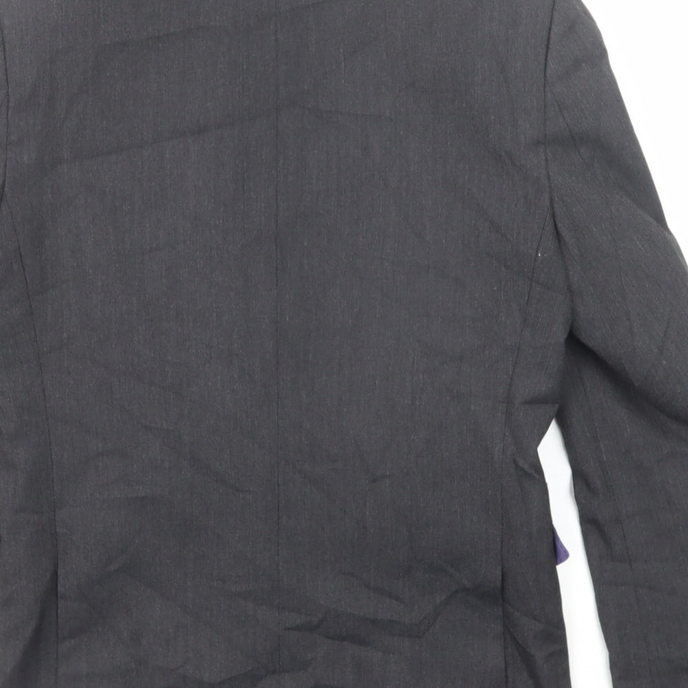 Marks and Spencer Mens Grey Polyester Jacket Suit Jacket Size 36 Regular