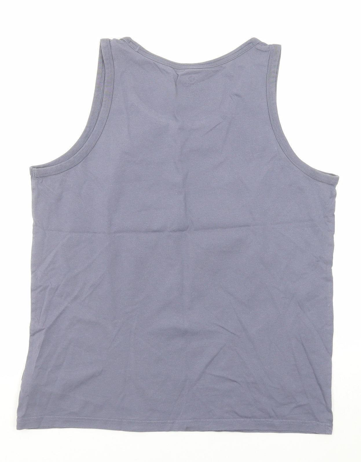 Converse Mens Grey Cotton T-Shirt Size M Round Neck