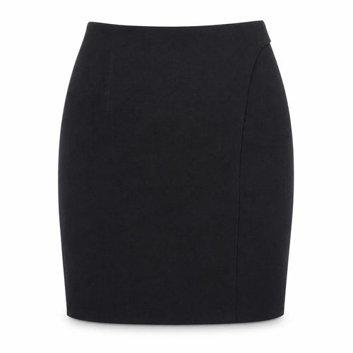 Penny Black Womens Black Wool Straight & Pencil Skirt Size 14 Button