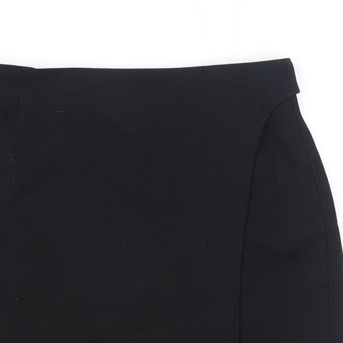 Penny Black Womens Black Wool Straight & Pencil Skirt Size 14 Button