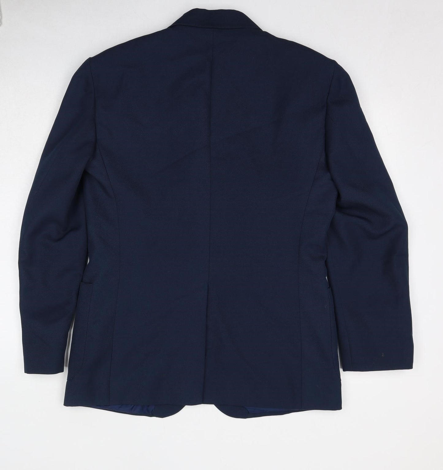Classis Man Mens Blue Polyester Jacket Suit Jacket Size 40 Regular