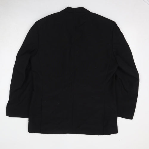 Burton Mens Black Polyester Jacket Suit Jacket Size 42 Regular