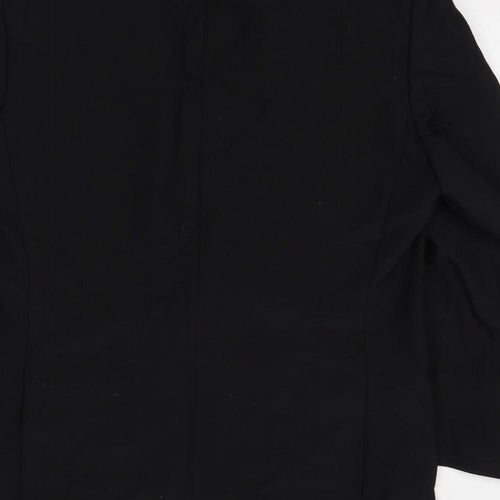 Burton Mens Black Polyester Jacket Suit Jacket Size 42 Regular